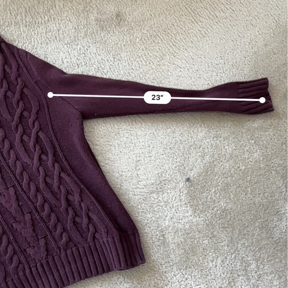 Banana Republic Cable Knit Pullover Sweater Size L - Picture 6 of 6